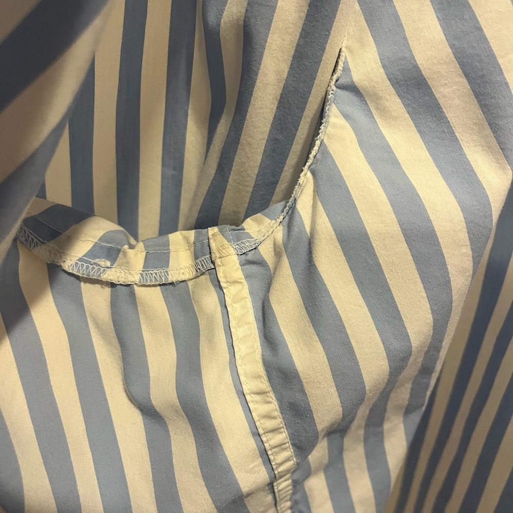 Blue Striped Button Down - image 4